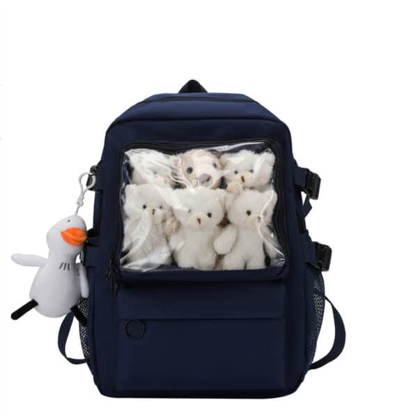 Blue Lolita Ita Backpack Anime Pin Display Ita Bag Backpack