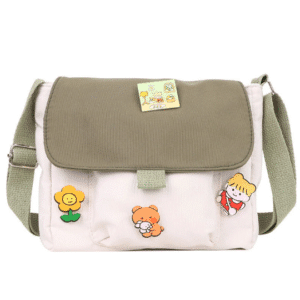 Green Small Ita Pin Bag Crossbody Messenger Manga Ita Bag Ita Purse