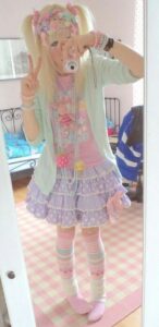 Fairy Green Kawaii Girl Outfit