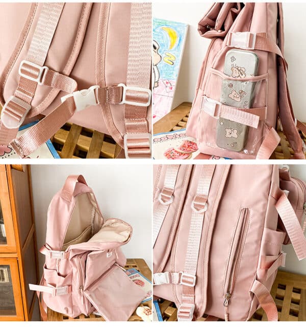 ita bag straps of pink ita bag