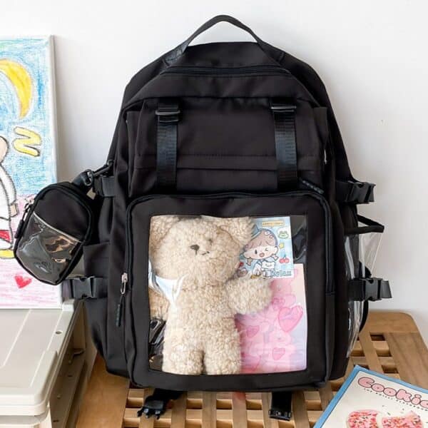 black Large Backpack Ita Bag
