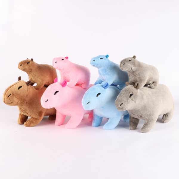 Softest Capybara Stuffed Animals in various colors