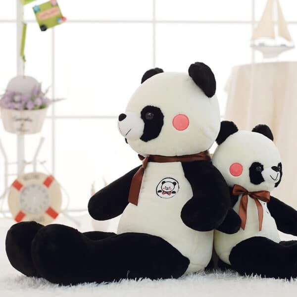 two big Panda Stuffed Animals