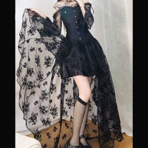 Special Gothic Corset Dress Goth Corset Dress