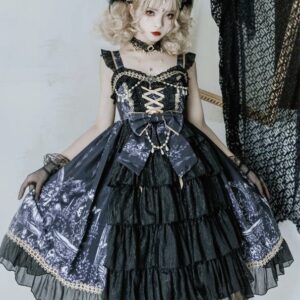Premium Black Classic Lolita Dress