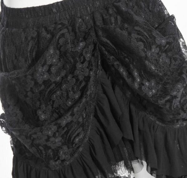 closeup of Long Steampunk Gothic Skirt