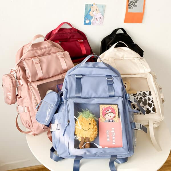 4 different colors of Large Backpack Ita Bags
