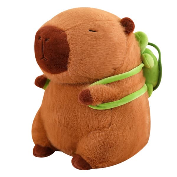 capybara plush toy with white background