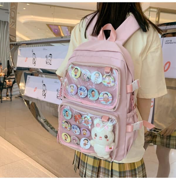 pink Painful Bag on korean girl