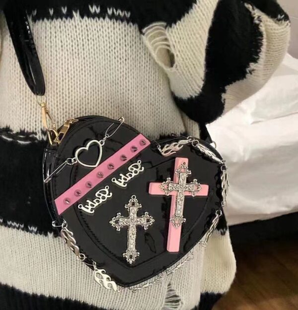 black Heart Gothic Bag