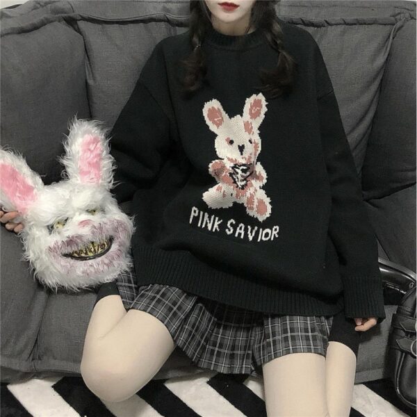 creepy Dark Hoodie Yami Kawaii Hoodie Goth Sweater