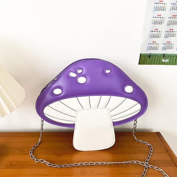 purple BEST Mushroom Purse