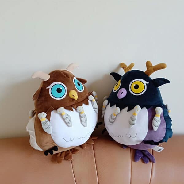 brown and blue Owl Stuffed Animal