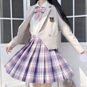 Purple Schoolgirl Outfit