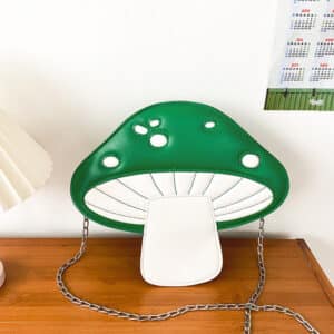 green Purse Mushroom Crossbody Bag