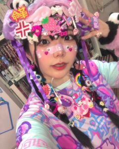Purple Decora Kawaii Girl