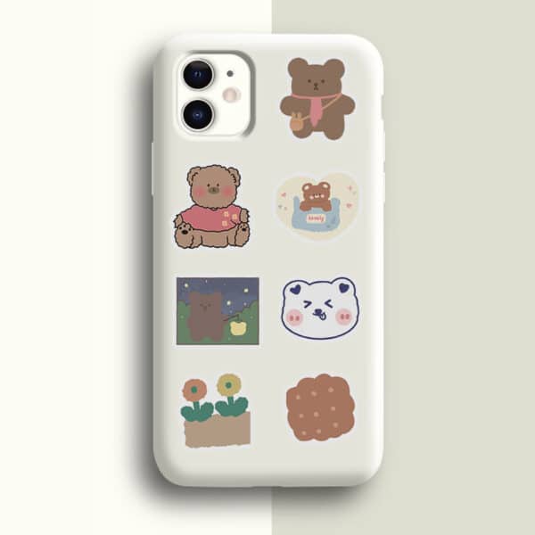 phone bottle Kawaii Bear Stickers kawaii Cute bear stickers cute pack HUGE Pack 102