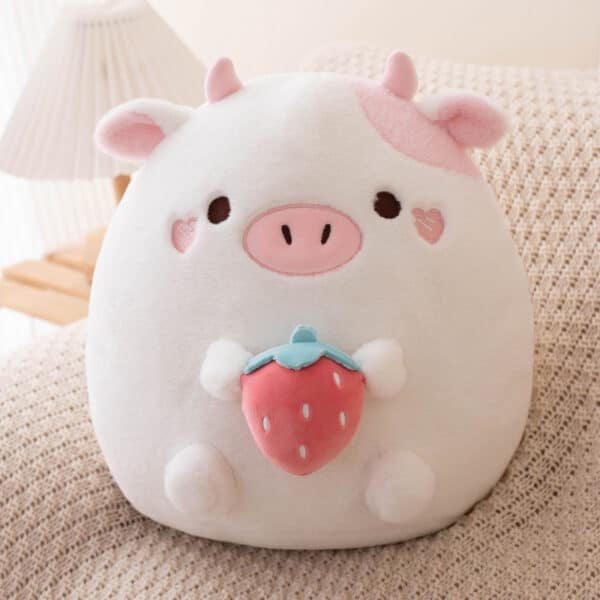 Pink Cow Squishmallow Kawaii Cow Plushie