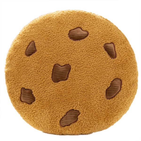 chocolate chip Cookie Plushie chocolate cookie pillow