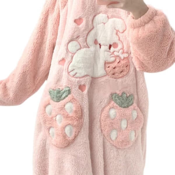 Pink Bunny Pajama with bunny Ears