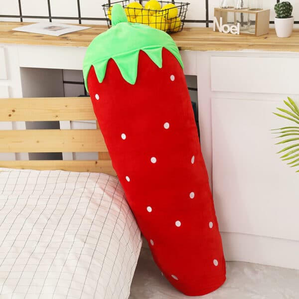long strawberry plushie