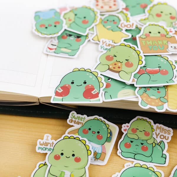 cute Dinosaur Stickers cute Dino Stickers Cute Pack Set