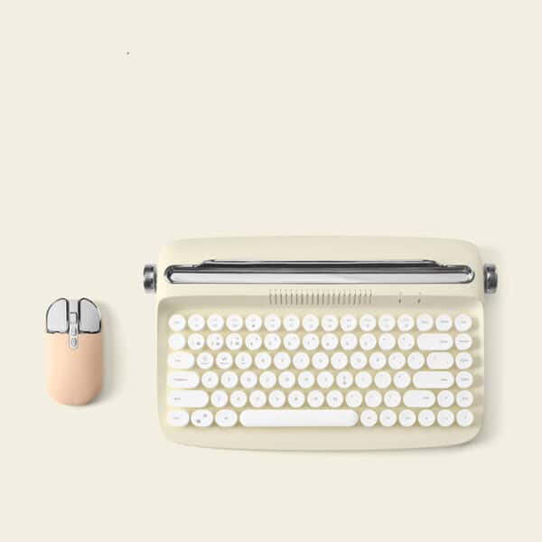 beige Typewriter Keyboard for ipad or tablet