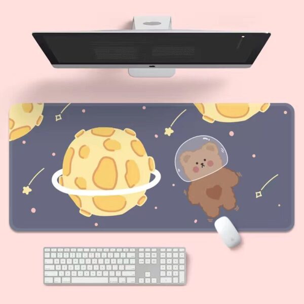 Cute Space Mouse Pad planet