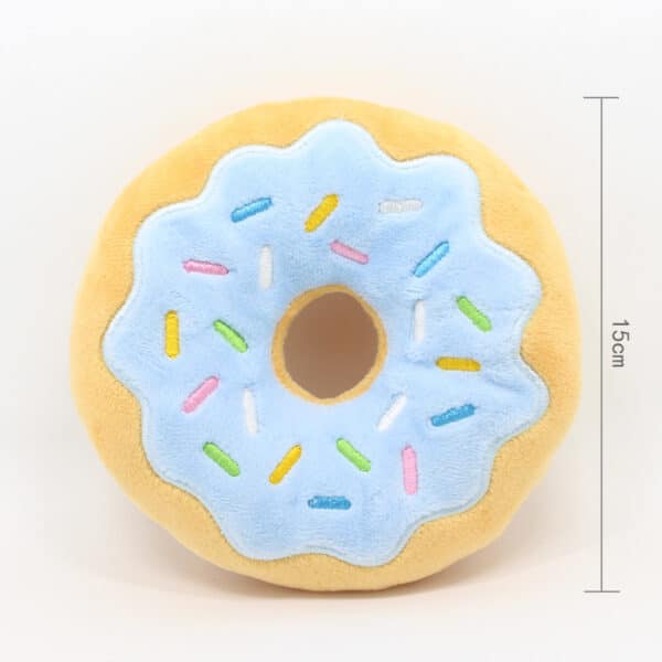 blue Cute Doughnut Pillow 15cm - 6 inches
