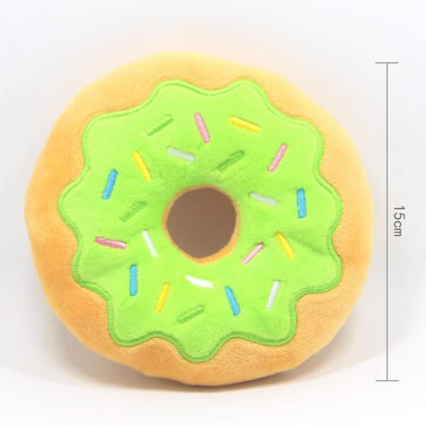 green Cute Doughnut Pillow 15cm - 6 inches
