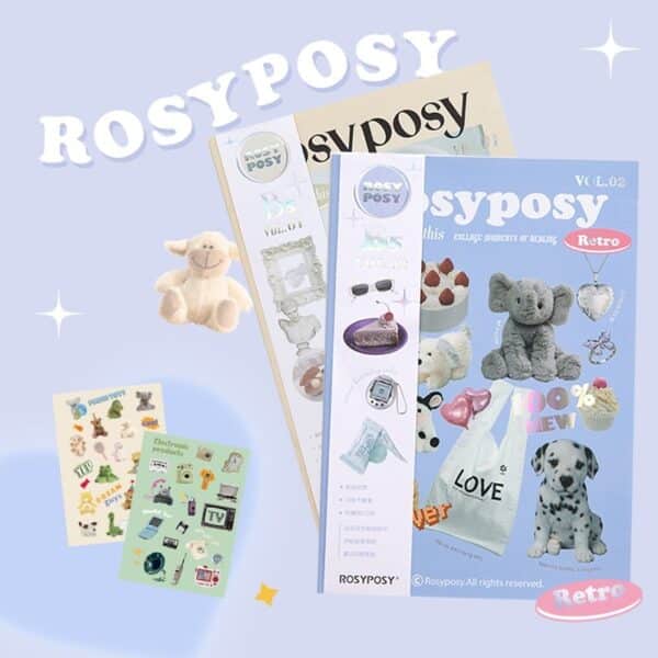 Cute Sticker Sheets Kawaii Sticker Book rosyposy
