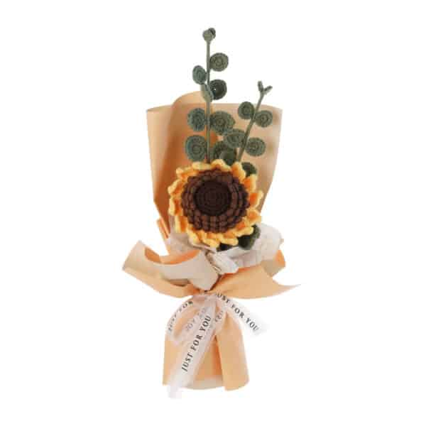 sunflower Flower Bouquet Crochet Kit WooQuet™ FULL KIT