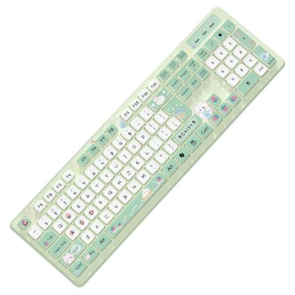 Cute Green Keyboard Kawaii LeafTypist™