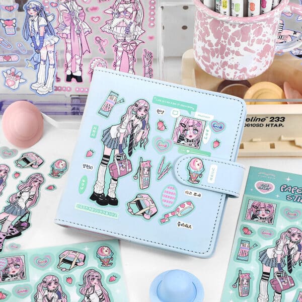 Angel Fashion Stickers Sheets Anime 20Pcs