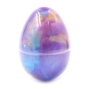 purple Glitter Galaxy Slime Egg Ball