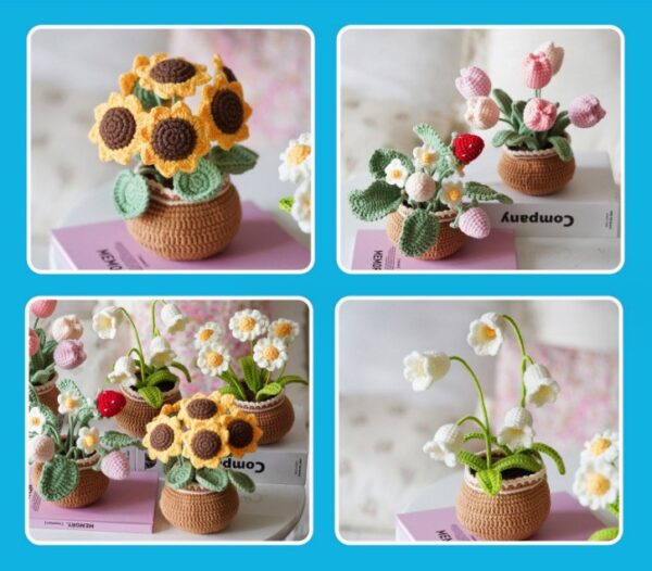 floral crochet kits for starters