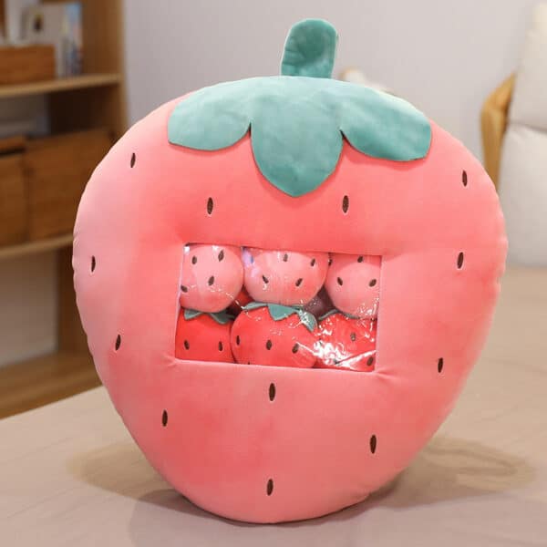 strawberry plush bag Nuzzles™ Strawberry Plushy Strawberry Plush Toy