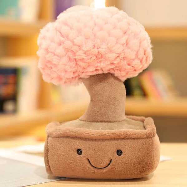 pink tree plushie