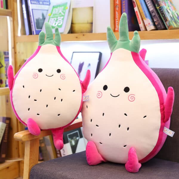 pink Dragon Fruit Plushy cute