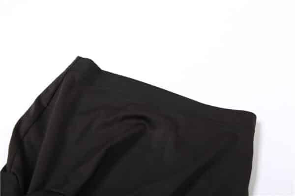 detail black fabric Skirt
