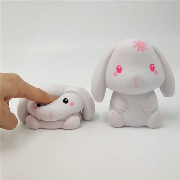 pink and white Bunny Squishie kawaii aesthetic