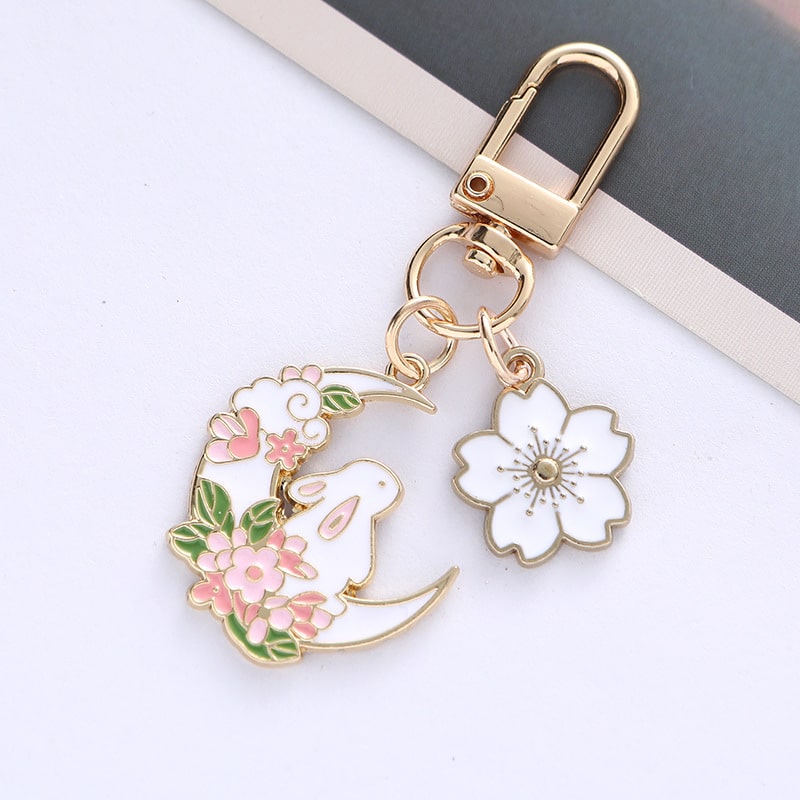 Tom And Jerry Keyrings - Cute Cartoon Cat And Mouse Detachable Key Chain Gift