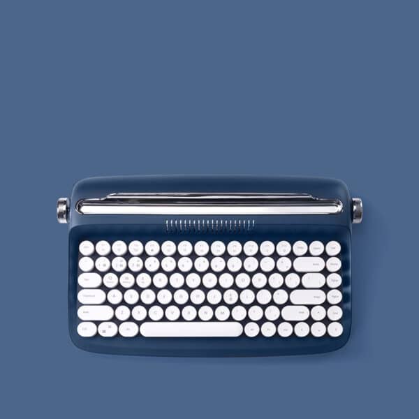 Typewriter Keyboard blue dark for tablets