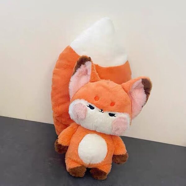 orange Cute Fox Plushie Kawaii Fox Plush