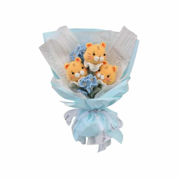 animal and Flower Bouquet Crochet Kit WooQuet™ FULL KIT