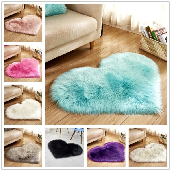 cute Heart Shape Rugs cute Heart Shape Carpets Mats heart kawaii