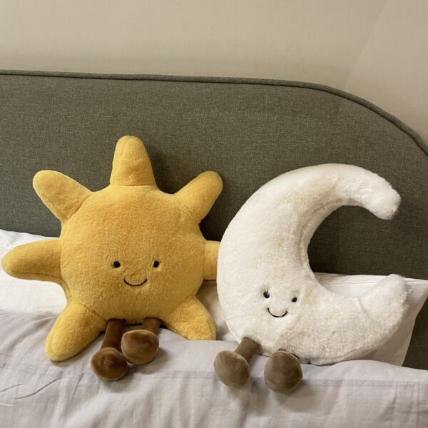 Crescent Moon and Sun Plushies HARMONY
