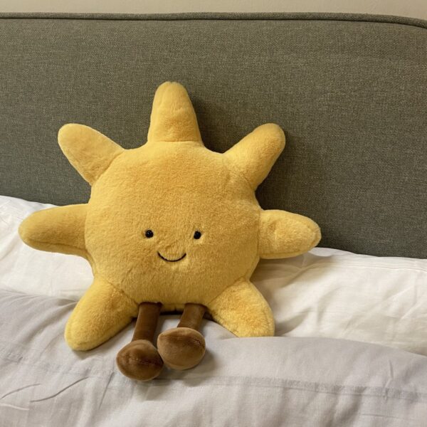 smiley sun plushie cute