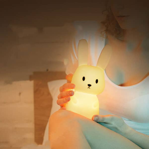 silicone Cute Rabbit Night Lamp soft stretchy