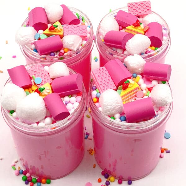 Best Pink Candy Slime "Sugar Swirl" sweets slime